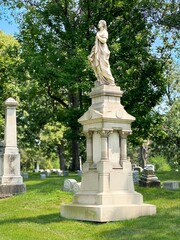 Tombstone Sculpture Symbol of Grief