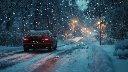 Winter Travel in Nature.