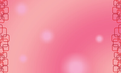 Pink bokeh blurred banner design background