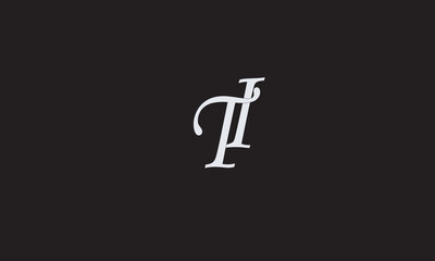 TI, IT, I, T Abstract Letters Logo Monogram
