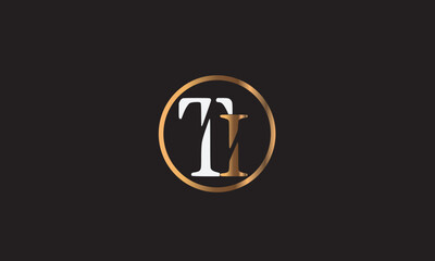TI, IT, I, T Abstract Letters Logo Monogram