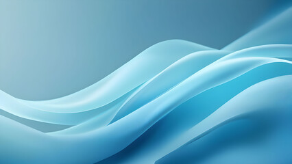 Fototapeta premium A stunning wave of translucent blue fabric flows gracefully, perfect for a background.