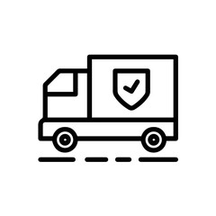 Truck icon symbol vector image illustration
