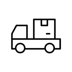 Truck icon symbol vector image illustration
