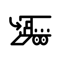 Truck icon symbol vector image illustration