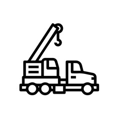 Truck icon symbol vector image illustration