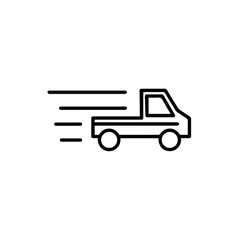 Truck icon symbol vector image illustration