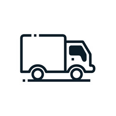 Truck icon symbol vector image illustration