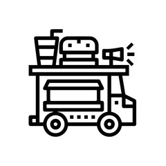 Truck icon symbol vector image illustration