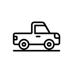 Truck icon symbol vector image illustration