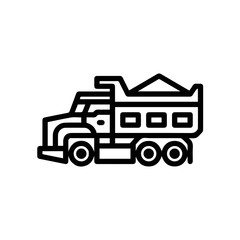 Truck icon symbol vector image illustration
