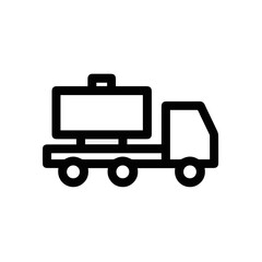 Truck icon symbol vector image illustration
