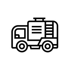 Truck icon symbol vector image illustration
