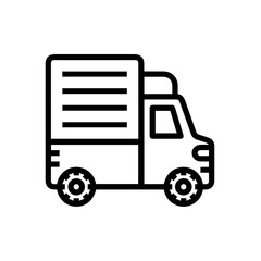 Truck icon symbol vector image illustration
