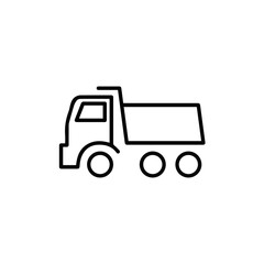 Truck icon symbol vector image illustration
