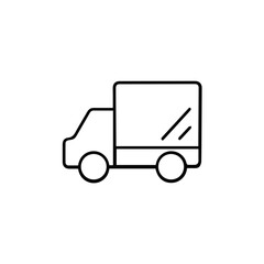 Truck icon symbol vector image illustration
