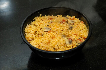 Mushroom Rice Takeaway