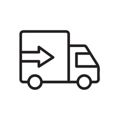 Truck icon symbol vector illustration

