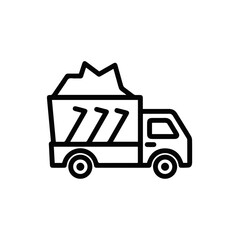 Truck icon symbol vector illustration
