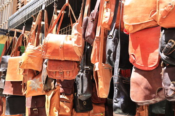 Handtaschengeschäft in der Altstadt von Palma de Mallorca