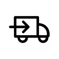 Truck icon symbol vector illustration
