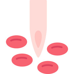Fototapeta premium Bloodborne Pathogen Icon