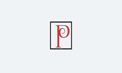 P, PP, P Abstract Letters Logo Monogram