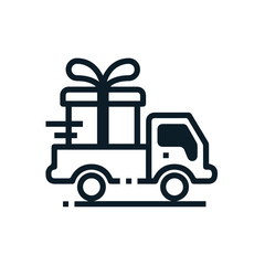 Truck icon symbol vector illustration
