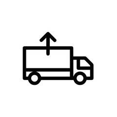 Truck icon symbol vector illustration
