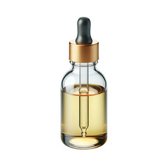 bottle of perfume on transparent background