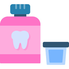 Fototapeta premium Mouthwash Icon