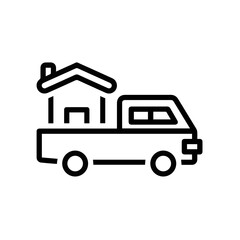 Truck icon symbol vector illustration
