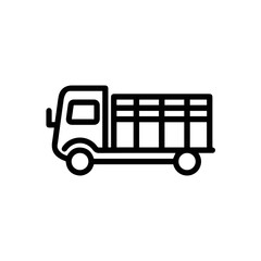 Truck icon symbol vector illustration
