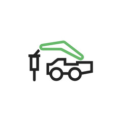 Truck icon symbol vector illustration

