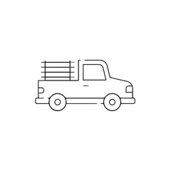 Truck icon symbol vector illustration
