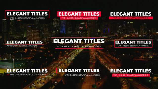 Elegant Modern Animation Titles