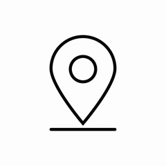location position direction mark icon vector sign