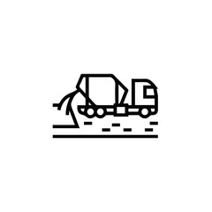 Naklejka premium Truck icon symbol vector illustration 