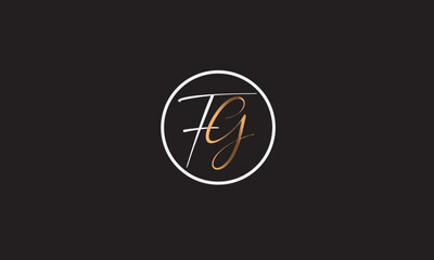 FG, GF, G, F Abstract Letters Logo Monogram