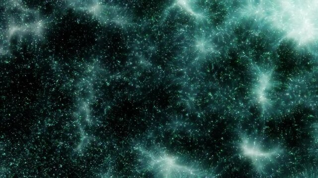 Happy new year 2025 motion animation. Abstract motion background shining colorful particles. New year and Christmas 2025, 2024 background. Seamless 4K loop video.