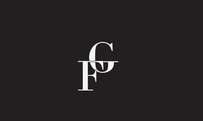 FG, GF, G, F Abstract Letters Logo Monogram
