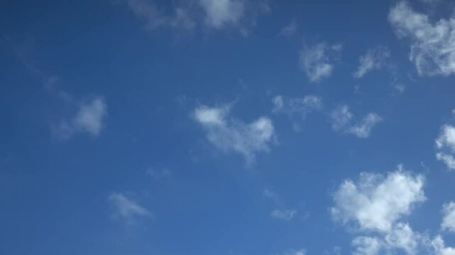Rolling Clouds and Blue Sky 