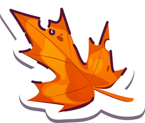 Autumn Leaves Sticker