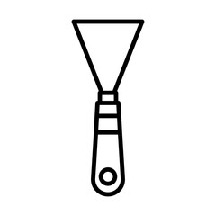 Palette Knife line icon