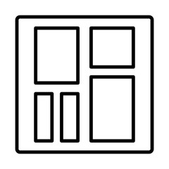 Collage Tool line icon