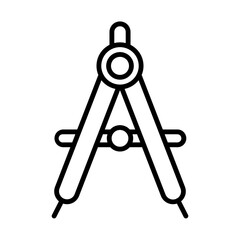 Design Compass line icon