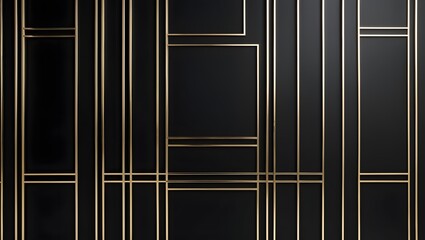 Black and Gold Luxe Background