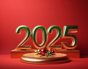 Happy New Year 2025 background