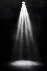  spotlight grey black background,generation AI