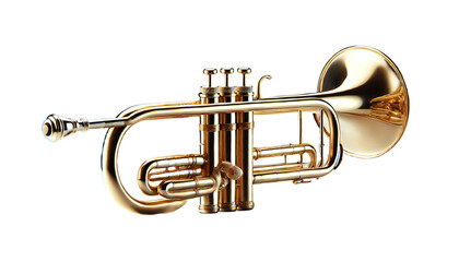 Obraz premium Trumpet Cutout